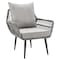 Manhattan Comfort Cannes Rope Wicker 3-Piece Patio Conversation Set with Cushions in Grey OD-CV012-GY - alternate 10